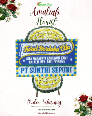 Papan Bunga Duka di Nioga