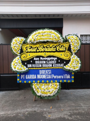 Papan Bunga Duka di Nioga