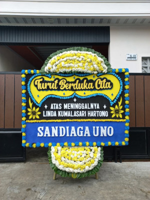 Papan Bunga Duka di Nioga